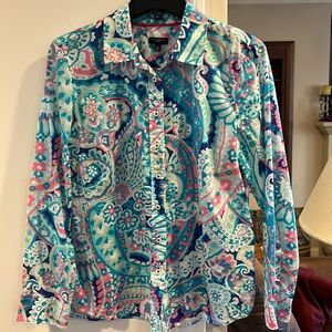 Talbots medium petite blouse